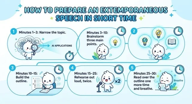 How to Prepare an Extemporaneous Speech