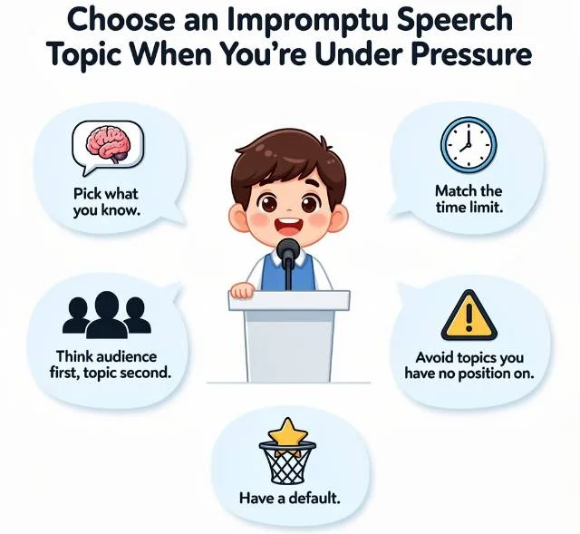 How to Choose an Impromptu Speech Topic